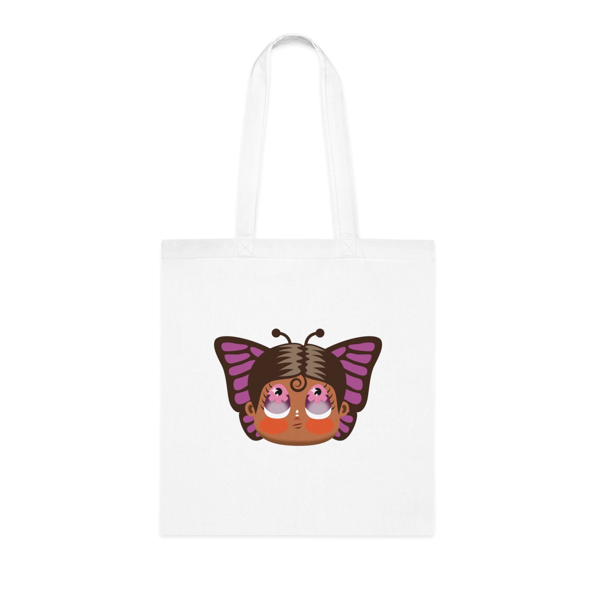 Tote_Flower Eyes_Butterfly