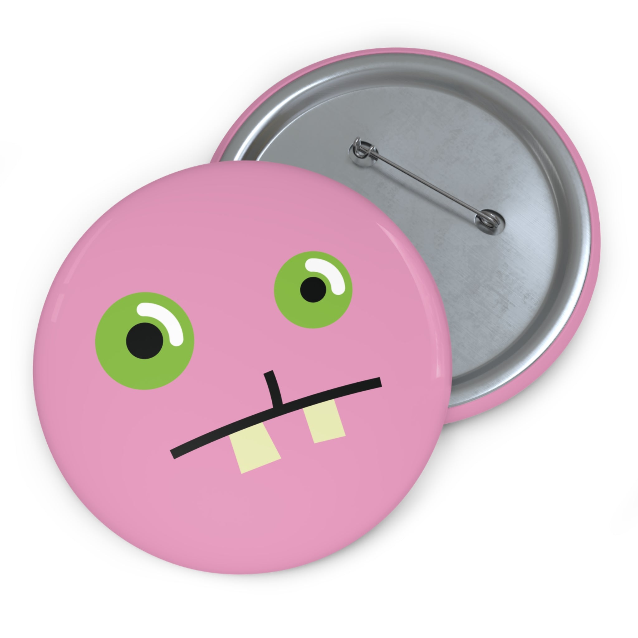 Pin Button_Good Gracious Bunny_Pink