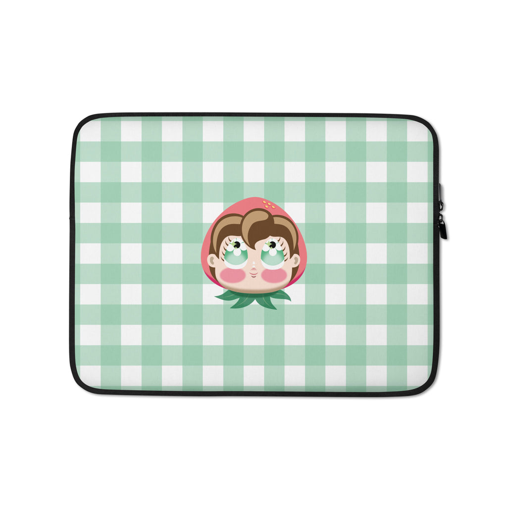 Laptop Sleeve_Flower Eyes_Berry