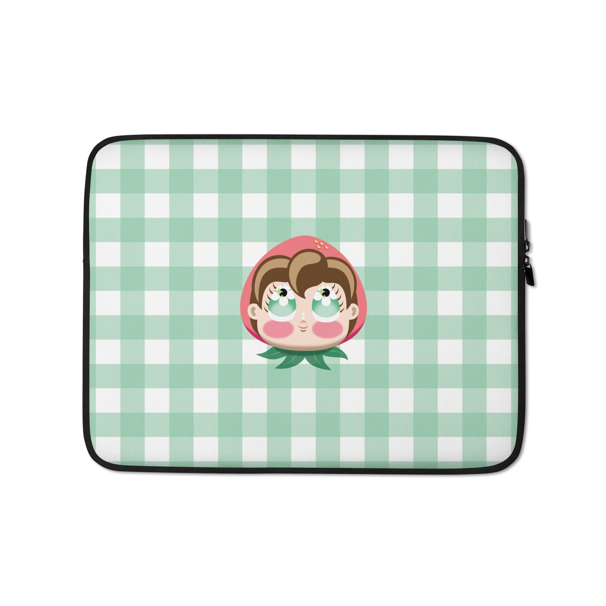 Laptop Sleeve_Flower Eyes_Berry