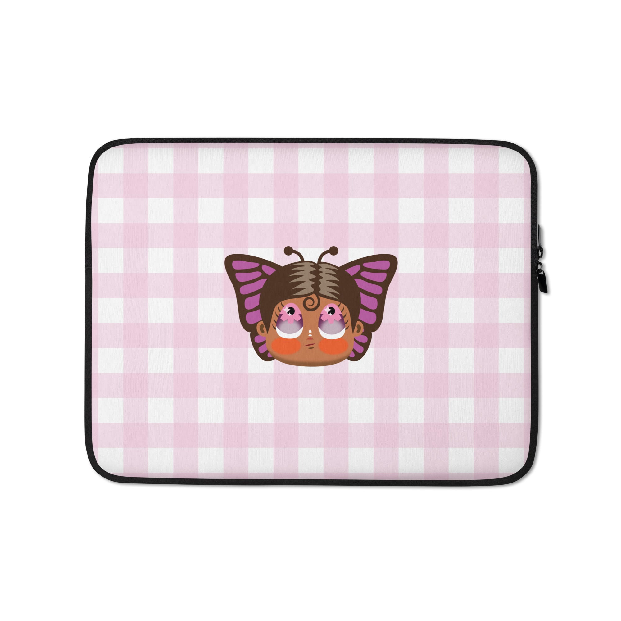Laptop Sleeve_Flower Eyes_Butterfly