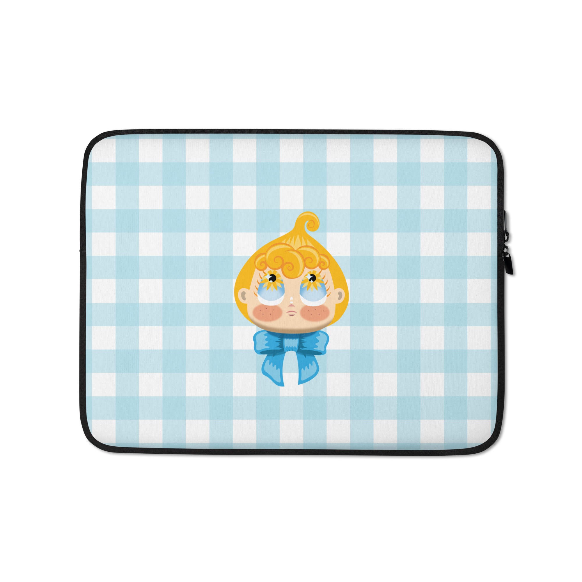 Laptop Sleeve_Flower Eyes_Ribbon