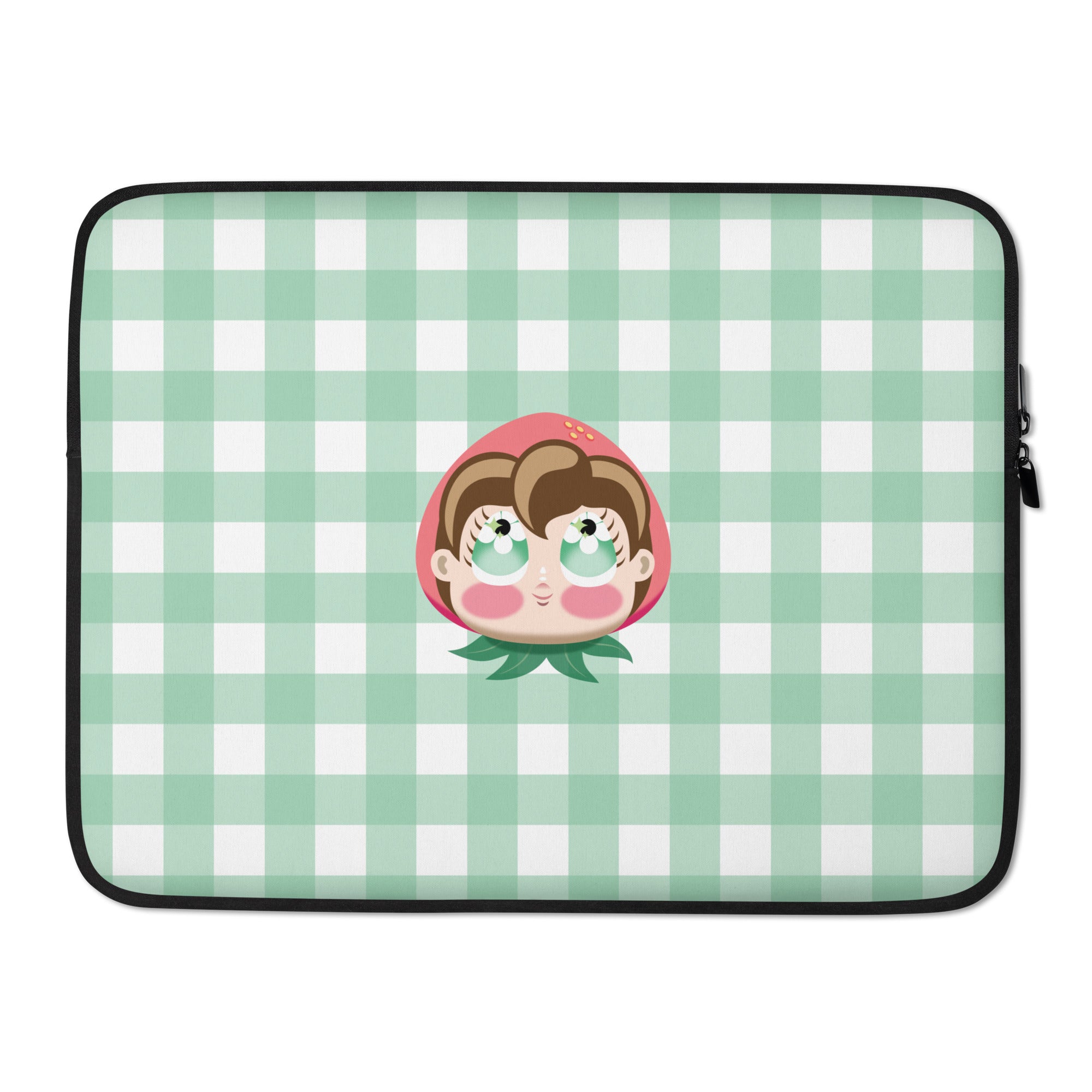 Laptop Sleeve_Flower Eyes_Berry