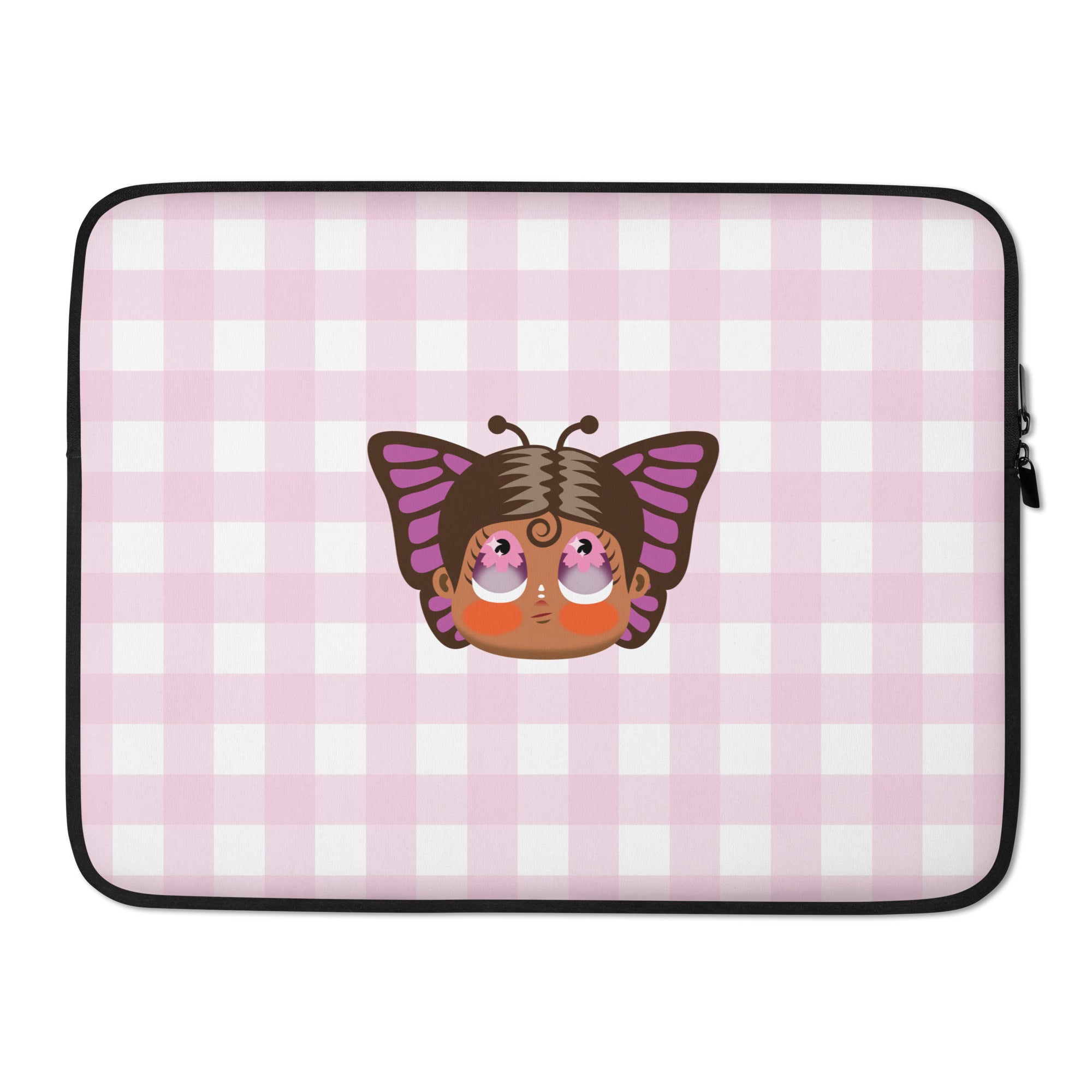 Laptop Sleeve_Flower Eyes_Butterfly